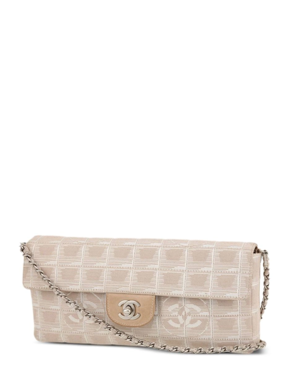 Affordable bag Travel CHANEL 2003 Bar Women Choco shoulder 0405